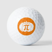 Pumpkin Pi Halloween Golfballen (Voorkant)