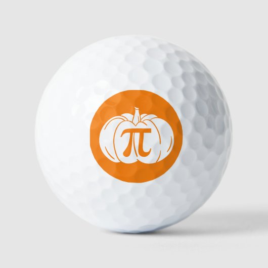 Pumpkin Pi Halloween Golfballen (Voorkant)