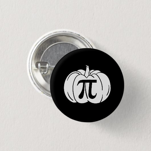 Pumpkin Pi Halloween Ronde Button 3,2 Cm (Voorkant /achterkant)