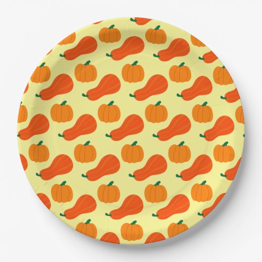 Pumpkin Pi Papieren Bordje (Voorkant)