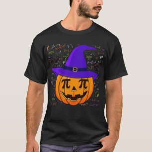 Pumpkin Pi Pie Funny Halloween Costume Wiskunde Pu T-shirt