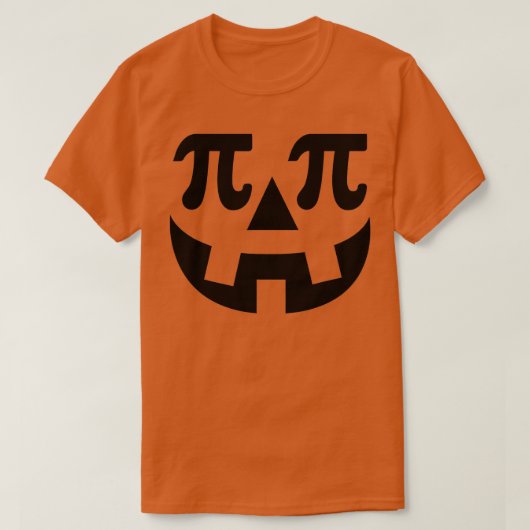 Pumpkin Pi Pie , Punny Halloween Costume, Math Pun T-shirt (Design voorkant)