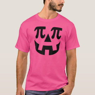 Pumpkin Pi Pie Punny Halloween Costume Wiskunde Pu T-shirt