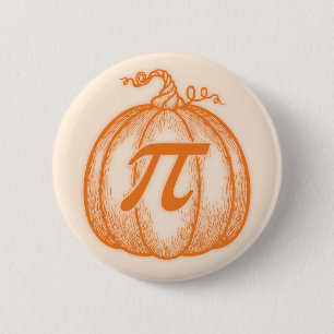 Pumpkin Pi Ronde Button 5,7 Cm