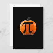 Pumpkin Pi - Symbool voor de Wiskunde van Hallowee Kaart (Voorkant / Achterkant)