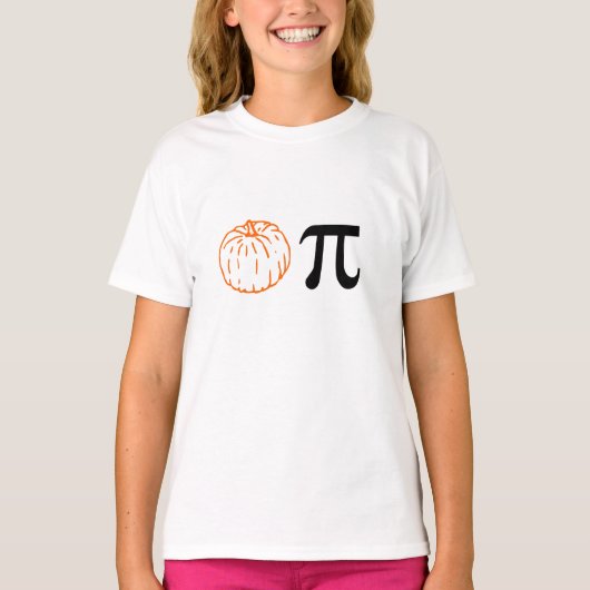 Pumpkin pi t-shirt (Voorkant)