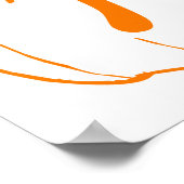 Pumpkin Pi (taart) wiskundige Humor Poster (Hoek)