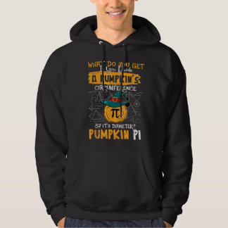 Pumpkin Pi Wiskunde Teacher Halloween Thanksgiving Hoodie