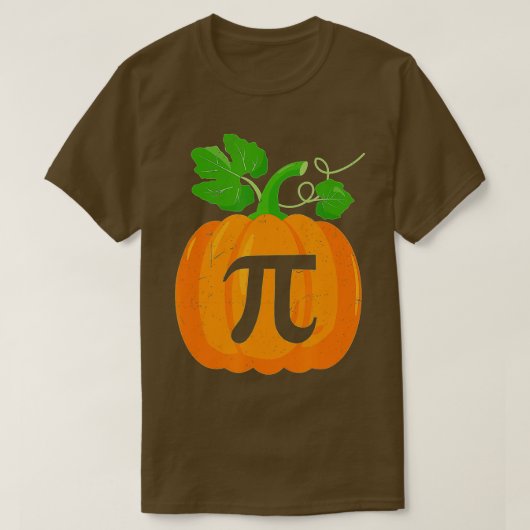 Pumpkin Pi Wiskunde Teacher Halloween Thanksgiving T-shirt (Design voorkant)