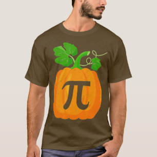 Pumpkin Pi Wiskunde Teacher Halloween Thanksgiving T-shirt