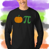 Pumpkin Pi Wiskunde Tshirt met lange mouwen