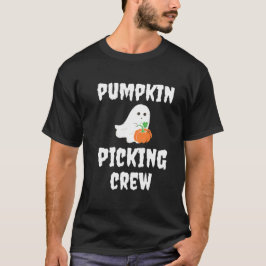 Pumpkin Picking Crew 2021 Funny Halloween Boo T-shirt