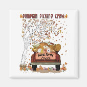 Pumpkin Picking Crew Apron Magnet (Voorkant)