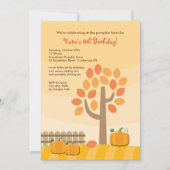 Pumpkin Picking Invitation Kaart (Voorkant)