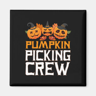 Pumpkin Pickling Crew Halloween Family Matching Magneet