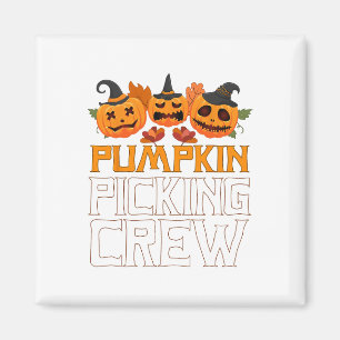 Pumpkin Pickling Crew Halloween Family Matching Magneet