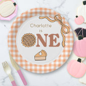 Pumpkin Pie 1st Birthday Papieren Bordje