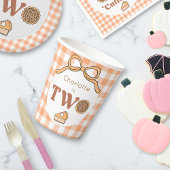 Pumpkin Pie 2nd Birthday Papieren Bekers