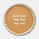 Pumpkin Pie aangepaste tekst Magneet (Voorkant)