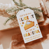 Pumpkin Pie Appreciation Gift Tag Cadeaulabel