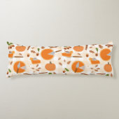 Pumpkin Pie Autumn Herfst Pattern Lichaamskussen (Voorkant)