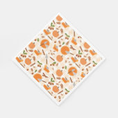 Pumpkin Pie Autumn Herfst Pattern Servet (Hoek)