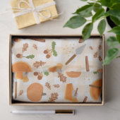 Pumpkin Pie Autumn Herfst Pattern Tissuepapier (Geschenk)