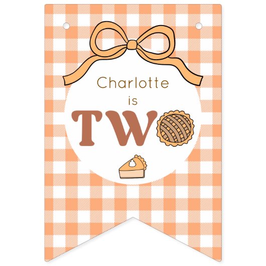 Pumpkin Pie Birthday Banner (Eerste vlag)