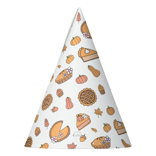 Pumpkin Pie Birthday Feesthoedjes (Links)