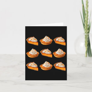 Pumpkin Pie Buffet Thanksgiving Lelijk Kostuum Kaart