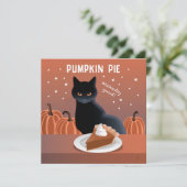 Pumpkin Pie card (Staand voorkant)