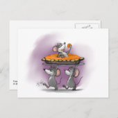 Pumpkin Pie Celebration Feestdagenkaart (Voorkant / Achterkant)