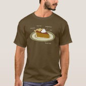 Pumpkin Pie Chart T-shirt (Voorkant)