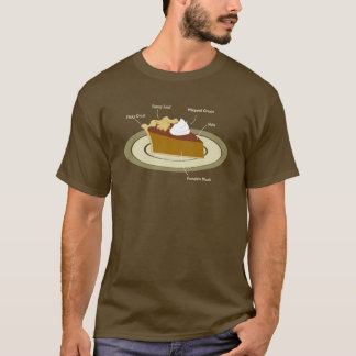 Pumpkin Pie Chart T-shirt
