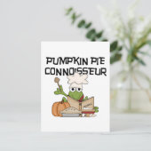 Pumpkin Pie Connoisseur Tshirts en Gifts Briefkaart (Staand voorkant)
