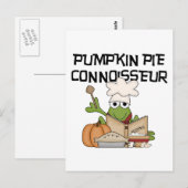 Pumpkin Pie Connoisseur Tshirts en Gifts Briefkaart (Voorkant / Achterkant)