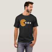 Pumpkin Pie Eating Whipped Cream Funny Boys Bedank T-shirt (Voorkant volledig)