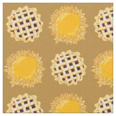 Pumpkin Pie en Blueberry Pie fabric Stof (Close Up)