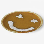 Pumpkin Pie Face Papieren Bordje (Gekanteld)
