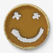 Pumpkin Pie Face Papieren Bordje (Voorkant)