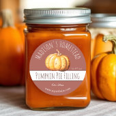 Pumpkin Pie Filling Labels