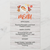 Pumpkin Pie Fixes Alles Menu (Voorkant)