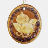 Pumpkin Pie Food Keramisch Ornament (Links)