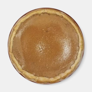 Pumpkin Pie Food Photo Magneet