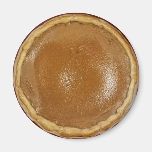 Pumpkin Pie Food Photo Magneet (Voorkant)