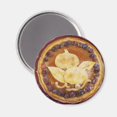 Pumpkin Pie Food Photo Magnet (Voorkant / Achterkant)