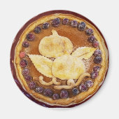 Pumpkin Pie Food Photo Magnet (Voorkant)