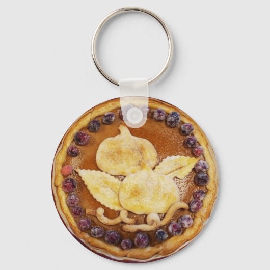 Pumpkin Pie Food Photo Sleutelhanger (Voorkant)