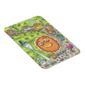 PUMPKIN PIE & FRIENDS THANKSGIVING DAG VOEDINGSMOG MAGNEET (Rechterzijde)