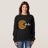 Pumpkin Pie Funny Wiskunde Halloween Kostuum Thank Trui (Voorkant volledig)